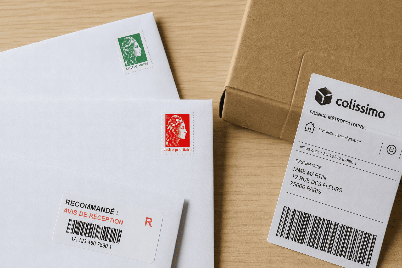 Nouveaux tarifs pour les timbres et les colis